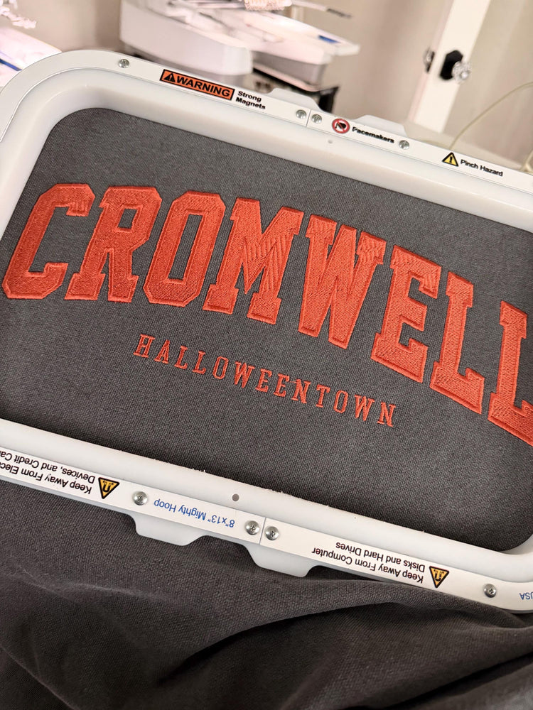 Embroidered fall sweatshirt from Willow Cove Goods