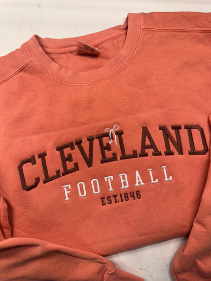 Custom Cleveland Football Sweatshirt