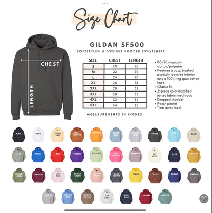 Game Day Gildan Sweatshirt | Embroidered Football Crewneck