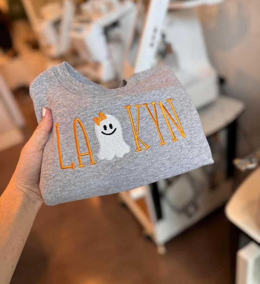 Personalized ghost sweatshirt