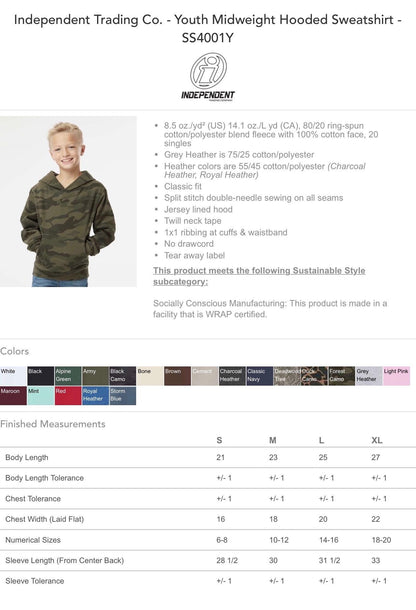 Custom Camo Sweatshirt • Custom Name Sweatshirt • Kids Embroidered Sweatshirt • Youth Camo Hoodie • Boys Camo Shirt • Matching Sibling